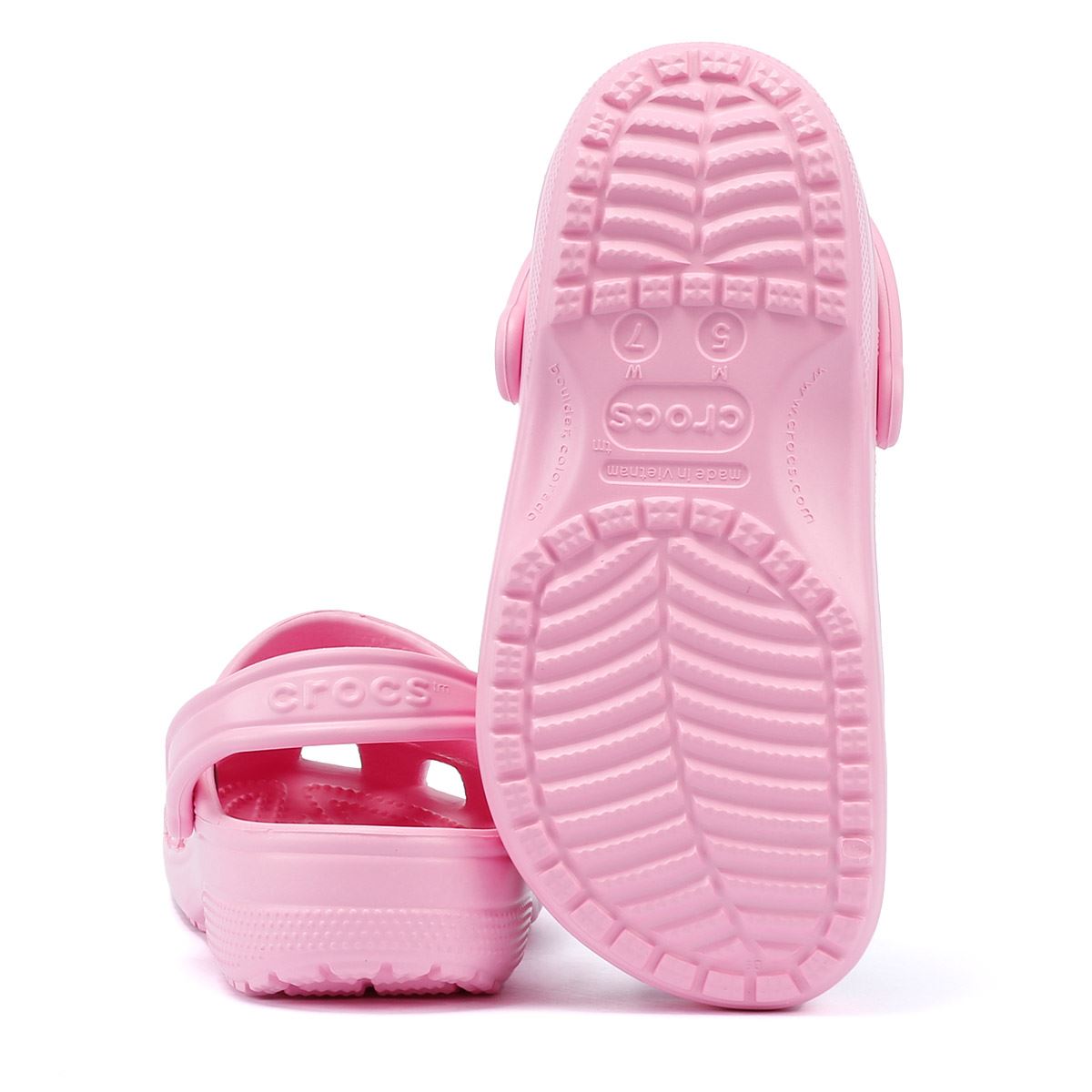 Crocs Classic Damen Rosa Tweed Clogs