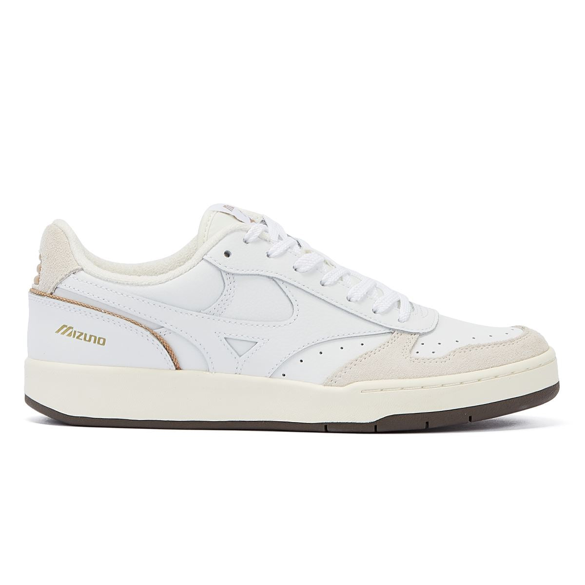 Mizuno City Wind Premium Weiße Ledersneakers