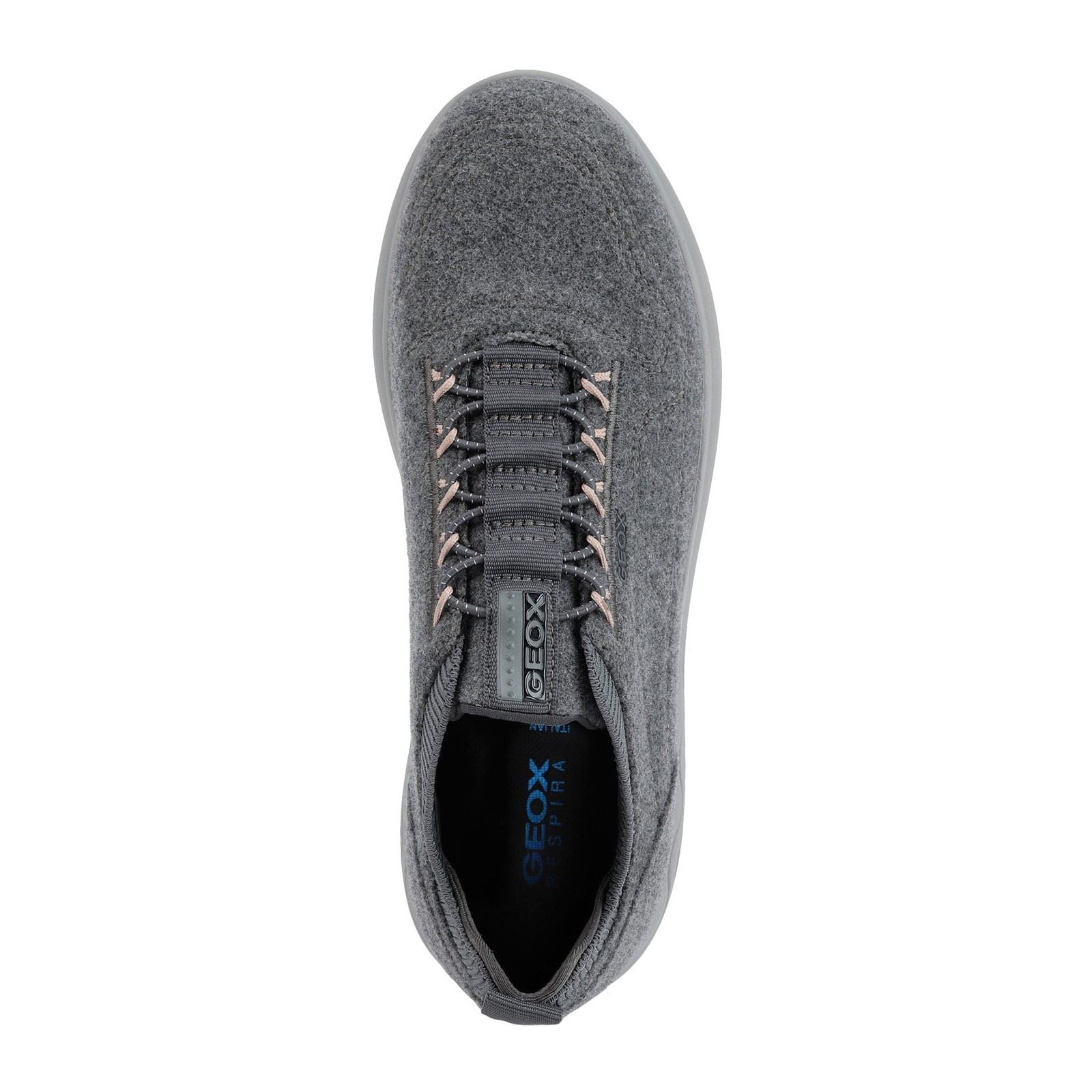Geox D Spherica A Wollmischung Damen Anthrazit Sneakers