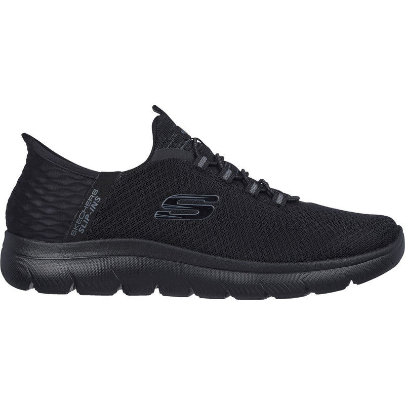 Skechers Slip-ins: Summits - High Range Synthetik Herren Sneaker In Schwarz