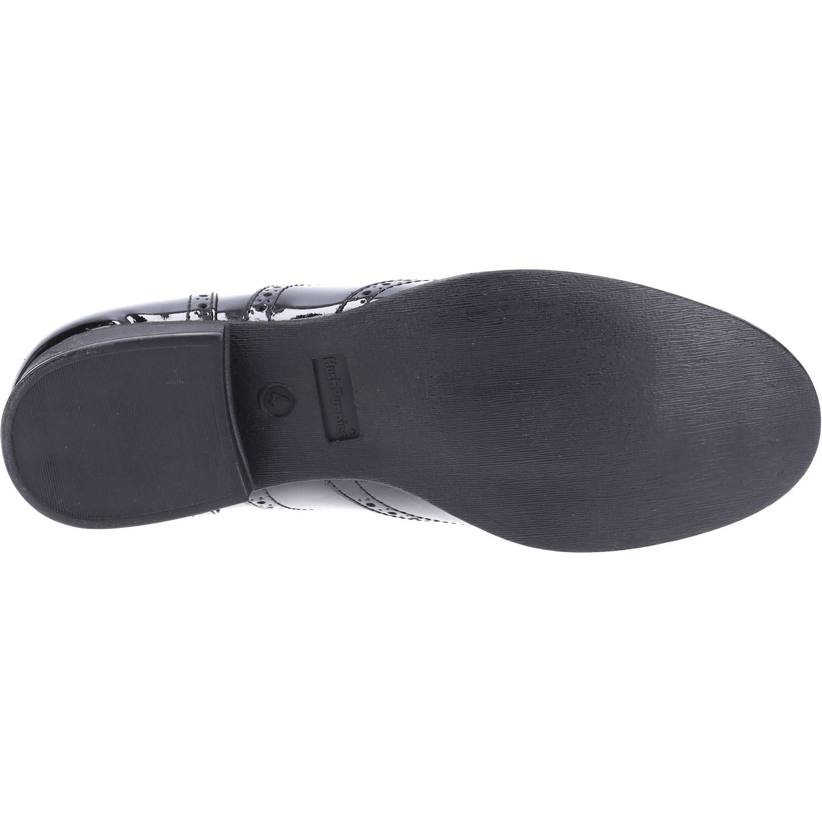 Hush Puppies Kada Junior Patent Mädchenschuhe Aus Lackleder In Schwarz