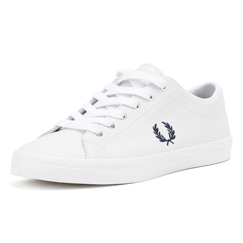 Fred Perry Baseline Leder Herren Weiße Sneakers