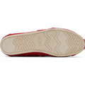 TOMS Alpargata 100% Baumwolle Herren Rote Espadrilles