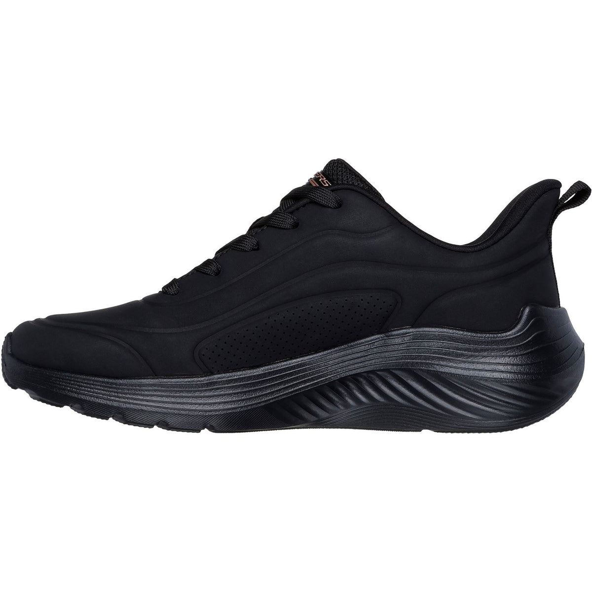 Skechers BOBS Sport Squad Waves Just Wading Synthetische Damen Sneaker In Schwarz.