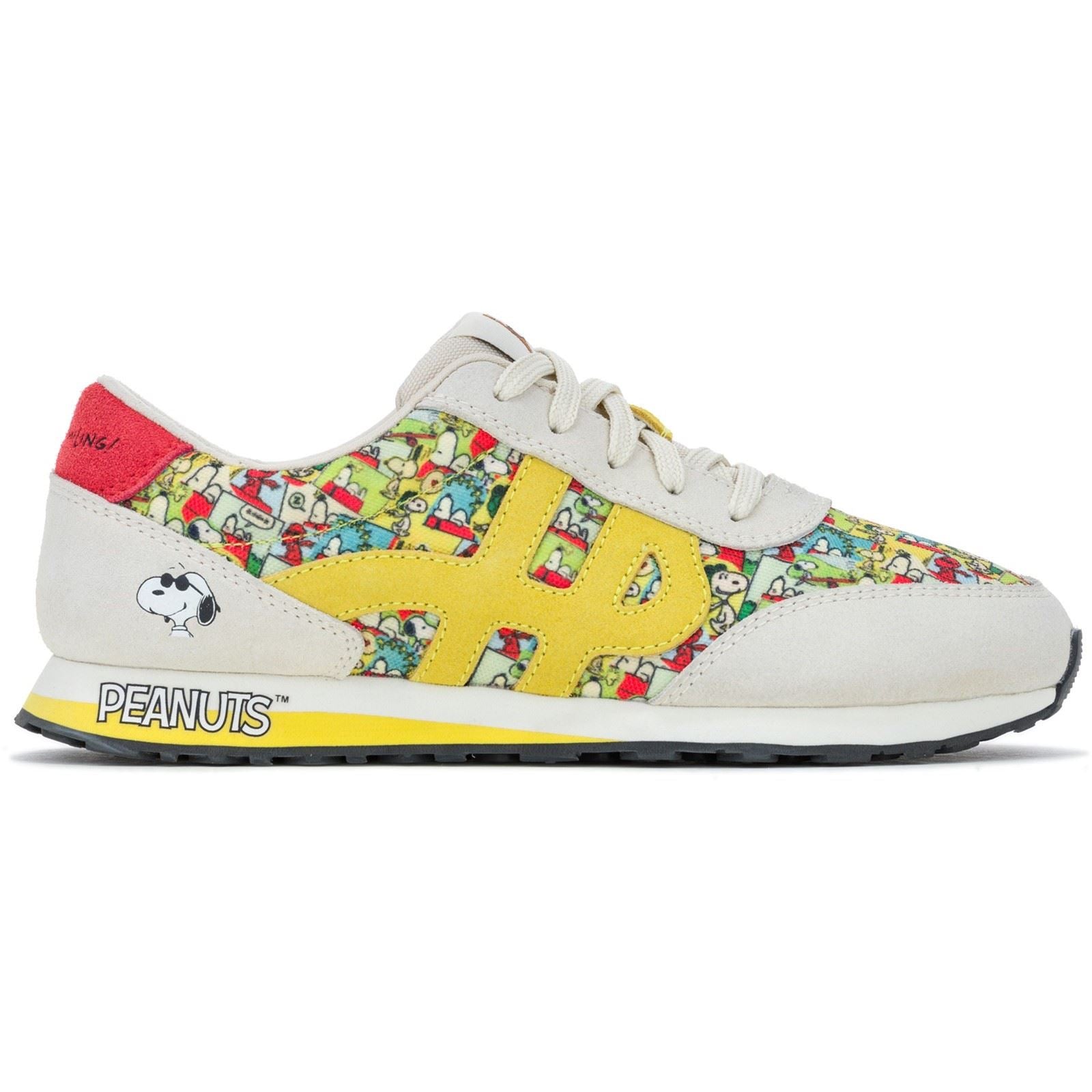 Hush Puppies SEVENTY8 Peanuts Leder Damen Peanuts Print Sneakers