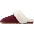 Hush Puppies Samantha Damen Hausschuhe aus Wildleder in Bordeaux