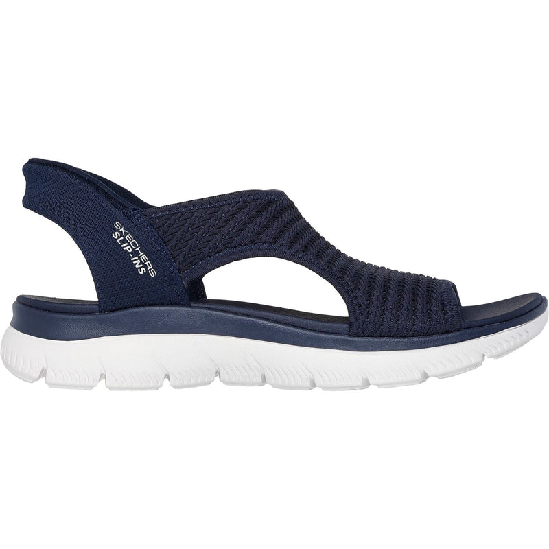 Skechers Summits Sweetly Evolved Damen Textil Sandalen In Marineblau