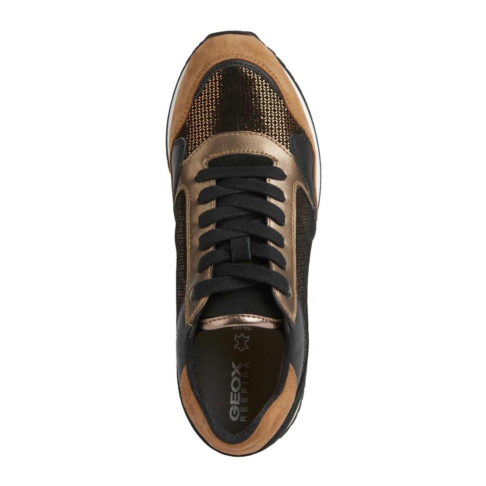 Geox Doralea Leder Damen Bronze/Toffee Sneakers