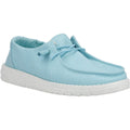 HEYDUDE Wendy Canvas 100% Baumwolle Damen Türkis Loafers