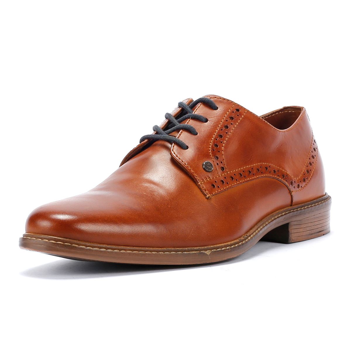 Lambretta Harvey Derby Herren-Schnürschuhe Aus Braunem Leder