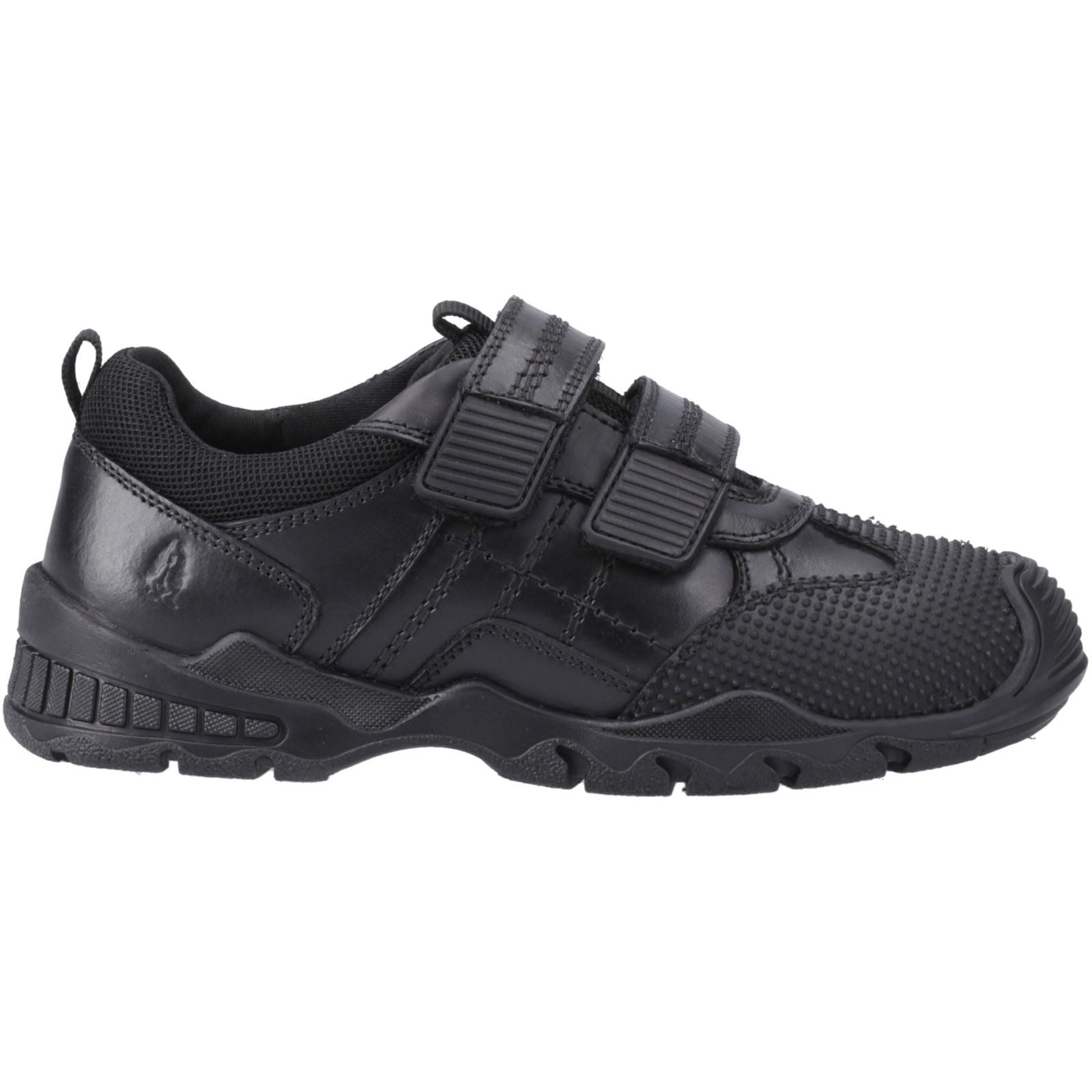 Hush Puppies Tristen Lederslipper In Schwarz Für Jungen
