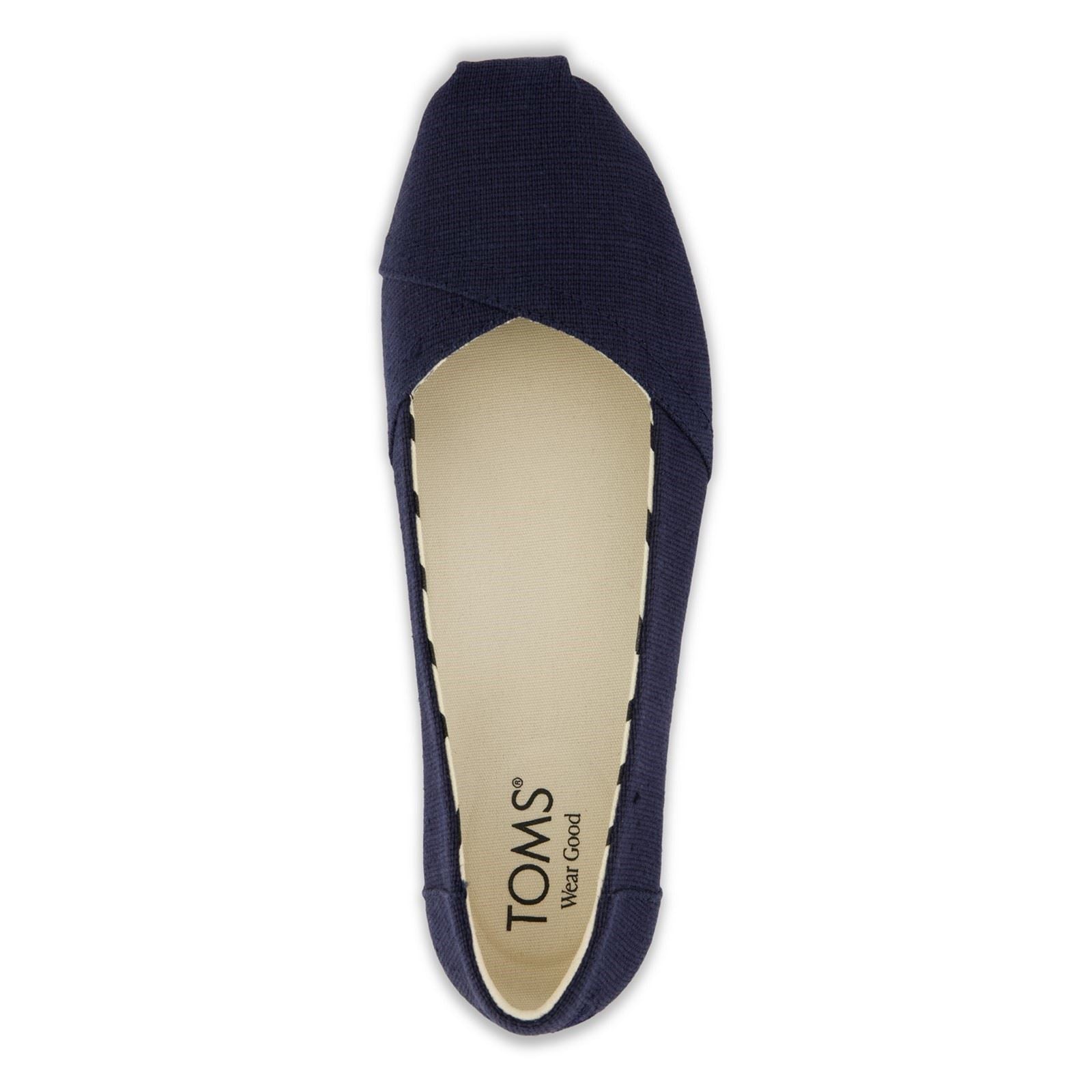 TOMS Alpargata Ballet Textil Damen Marineblau Espadrilles
