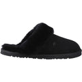 Hush Puppies Samantha Damen Wildleder Hausschuhe in Schwarz