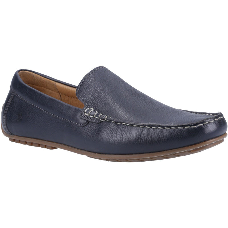 Hush Puppies Ralph Leder Herren Dunkelblaue Bootsschuhe