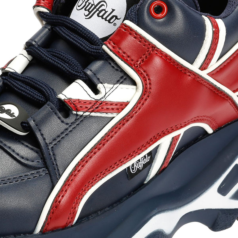 Buffalo 1339-14 Damen Sneaker Aus Blauem Leder