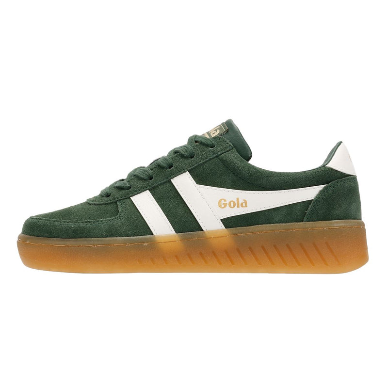 Gola Grandslam Damen Sneakers Aus Wildleder In Grün