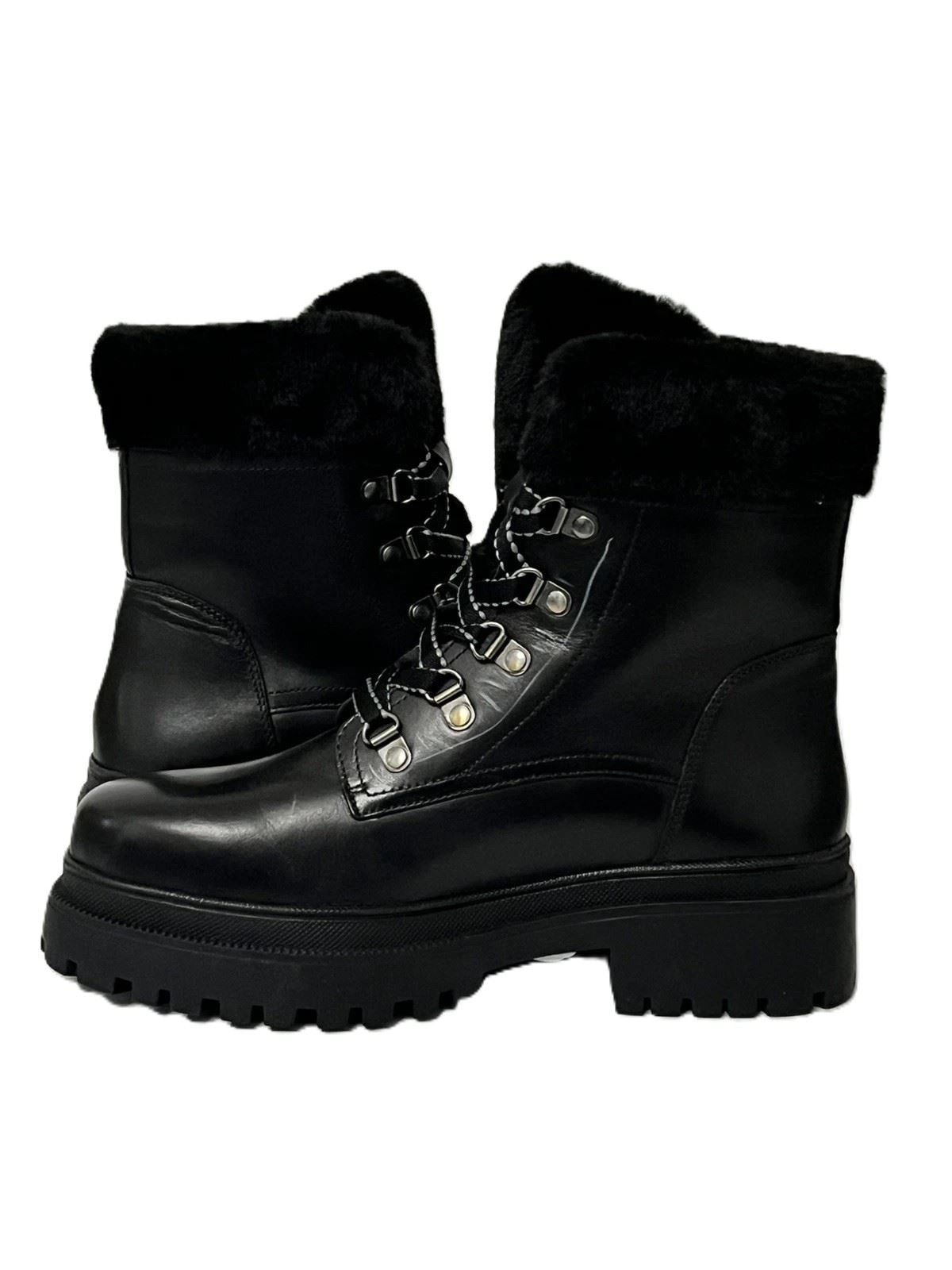 Osprey London The Budapest Leder Damen Schwarze Stiefel
