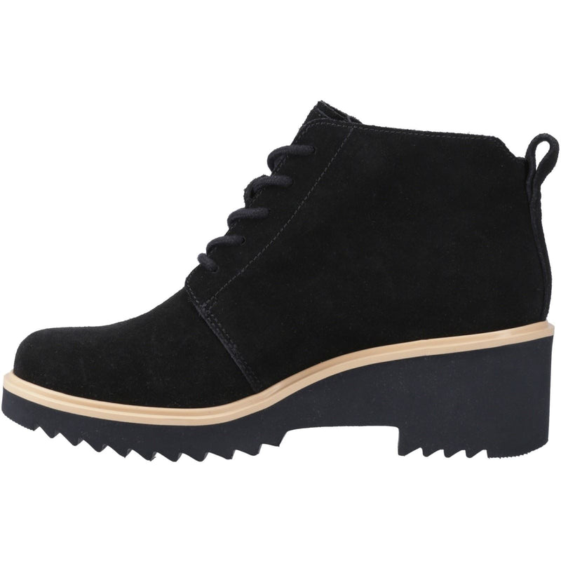 TOMS Maude Leder Damen Schwarze Stiefel