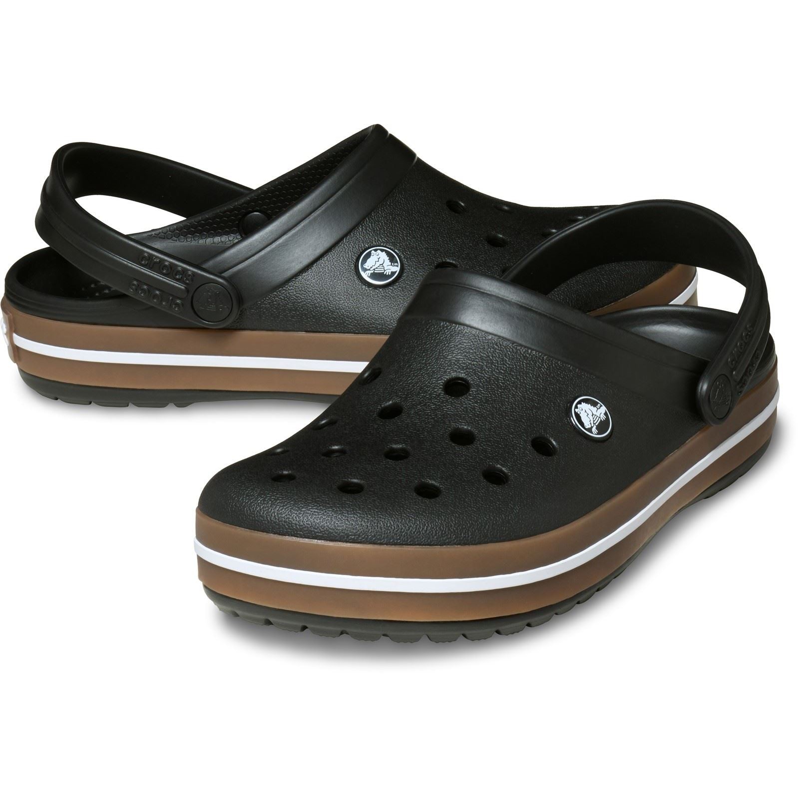 Crocs Crocband Gum Eva Herren Schwarze Clogs