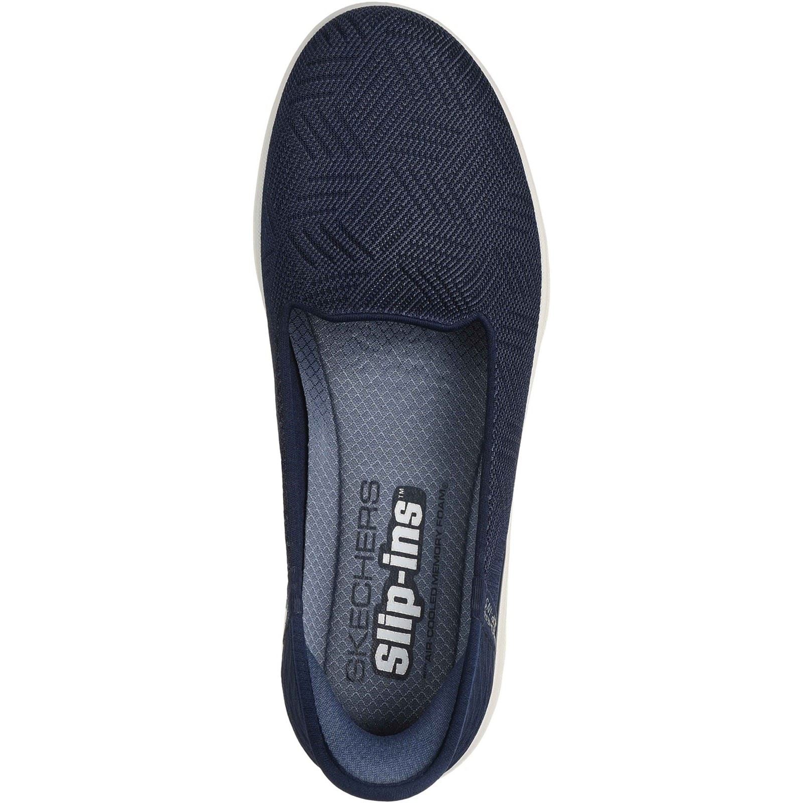 Skechers On-the-GO Flex - Clover Polyester Damen Marineblau Sneakers