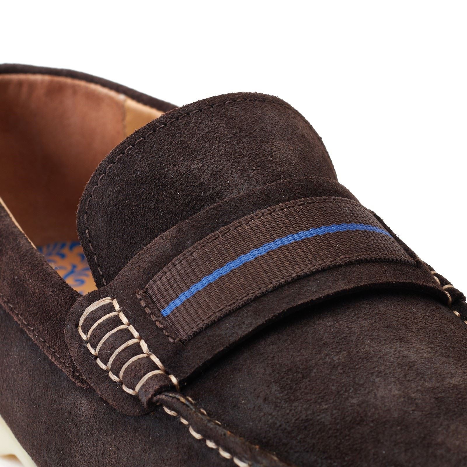 Base London Drum Herrenschuhe Aus Gebranntem Braunem Leder
