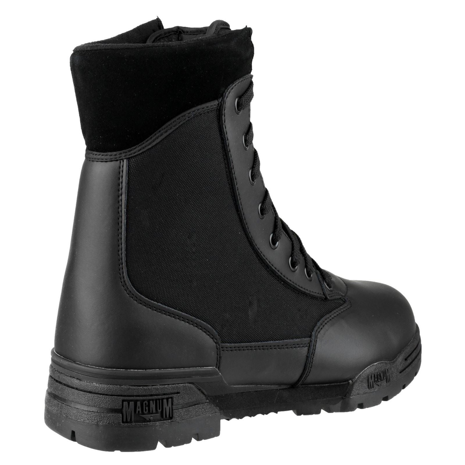 Magnum Klassische Sicherheitsstiefel Aus Leder/Nylon In Schwarz