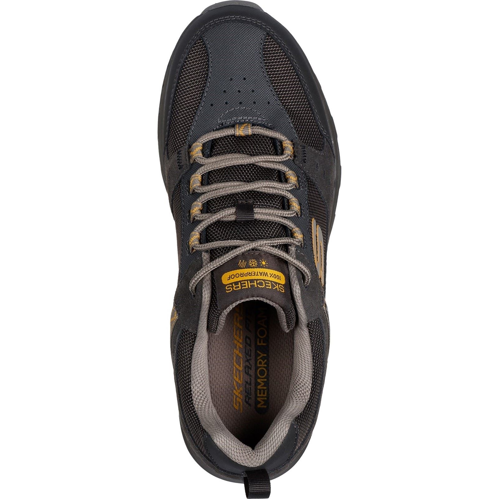 Skechers Oak Canyon - Rydell Leder Herren Wanderstiefel In Stein/Braun