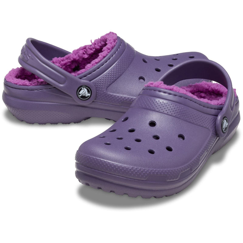 Crocs Classic Lined Thermoplastische Unisex Kindernachtdunkel Clogs