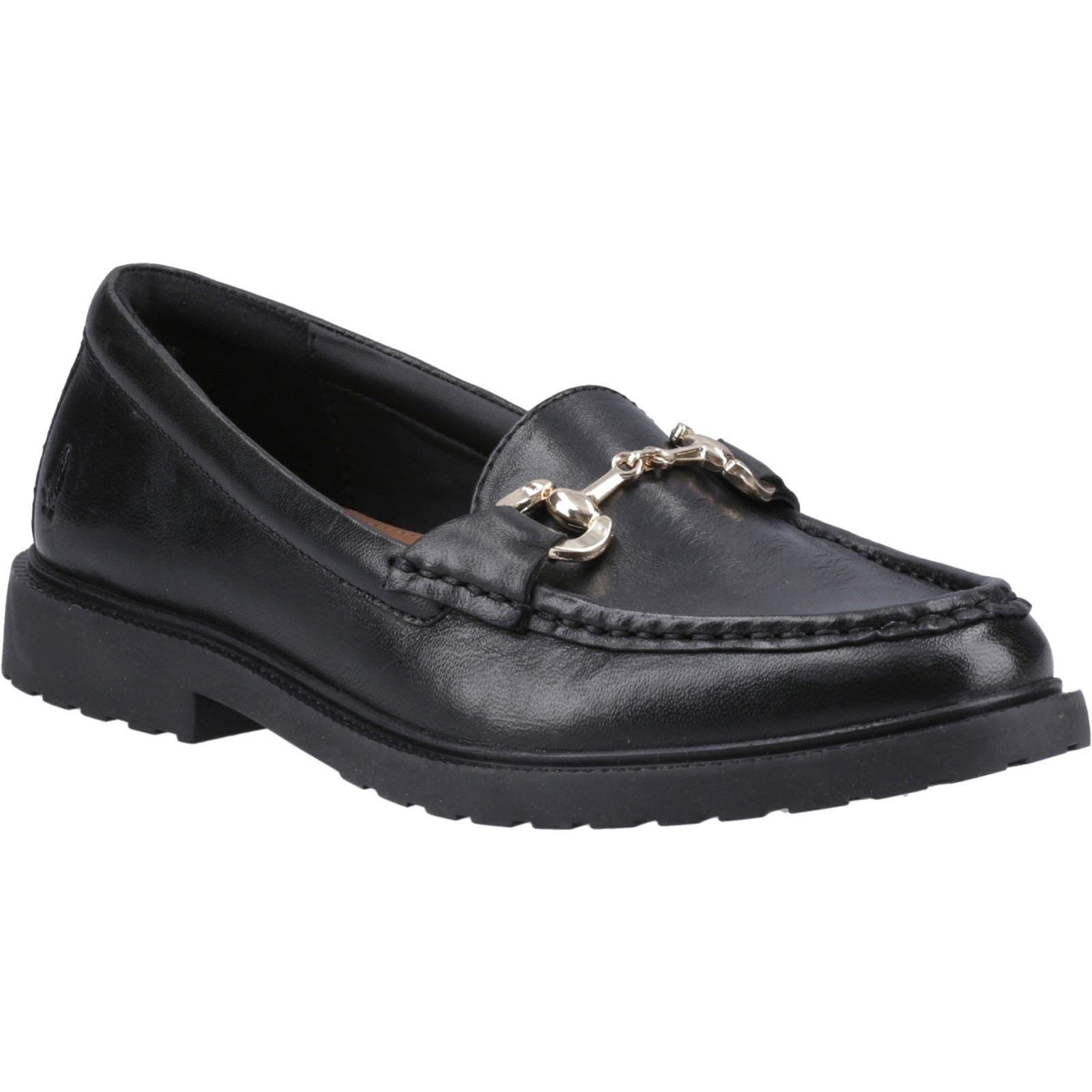 Hush Puppies Verity Snaffle Damen Schwarze Farbe Lederloafer