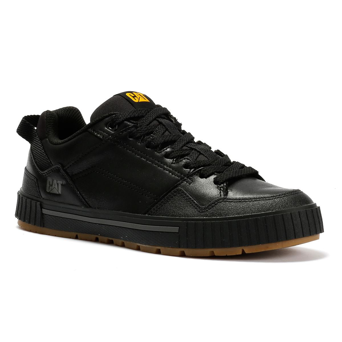 Caterpillar Axiom Leder Herren Schwarz Schnürschuhe