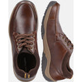 Hush Puppies Derek Herren Kaffeebraune Lederschnürschuhe