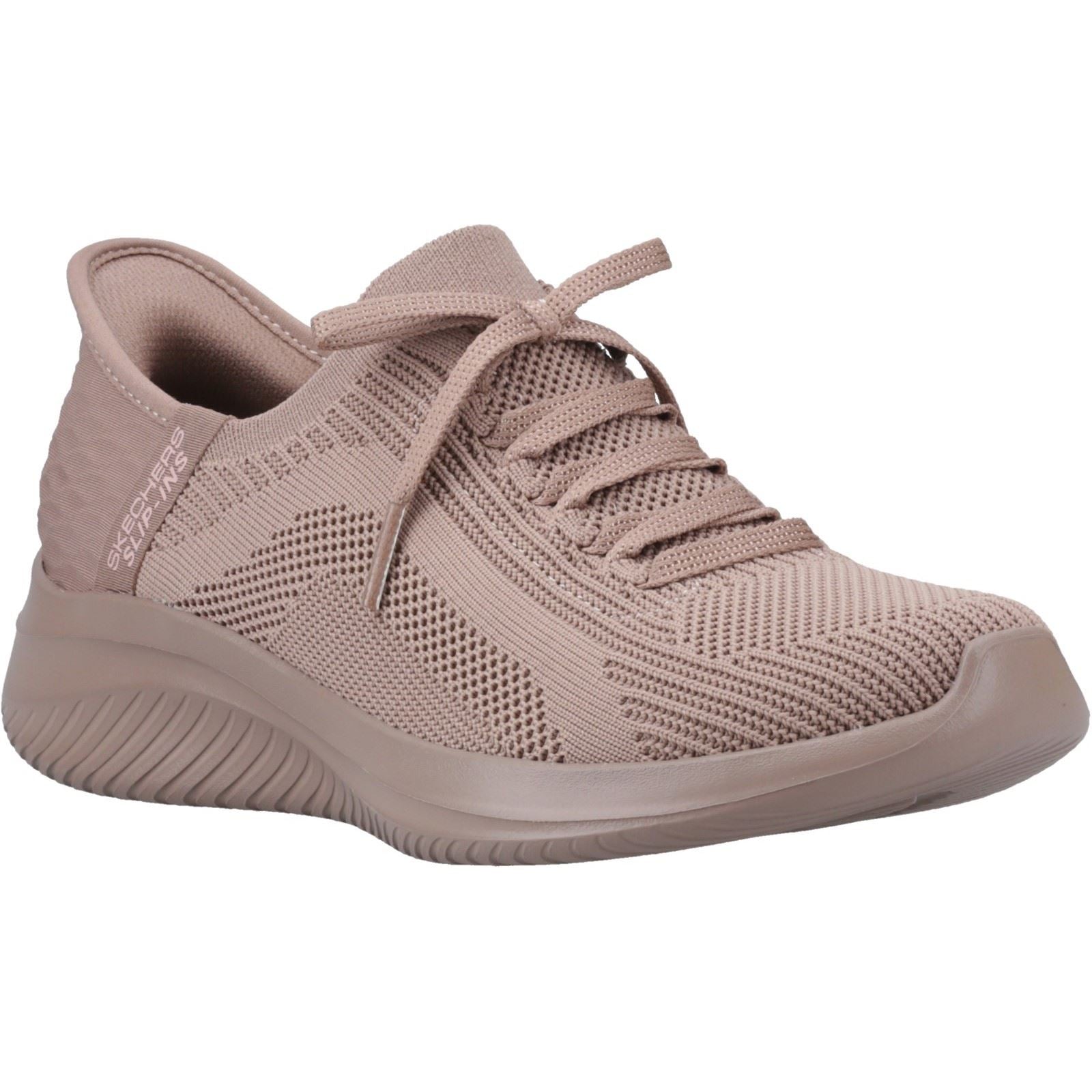 Skechers Ultra Flex 3.0 Pure Color Dunkelbraune Damensneaker Aus Textil