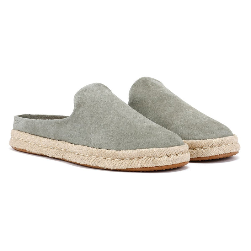 TOMS Santiago Herren Clogs Aus Wildleder In Grau