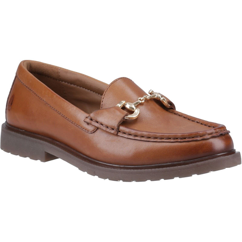 Hush Puppies Verity Snaffle Leder Damen Tan Loafers