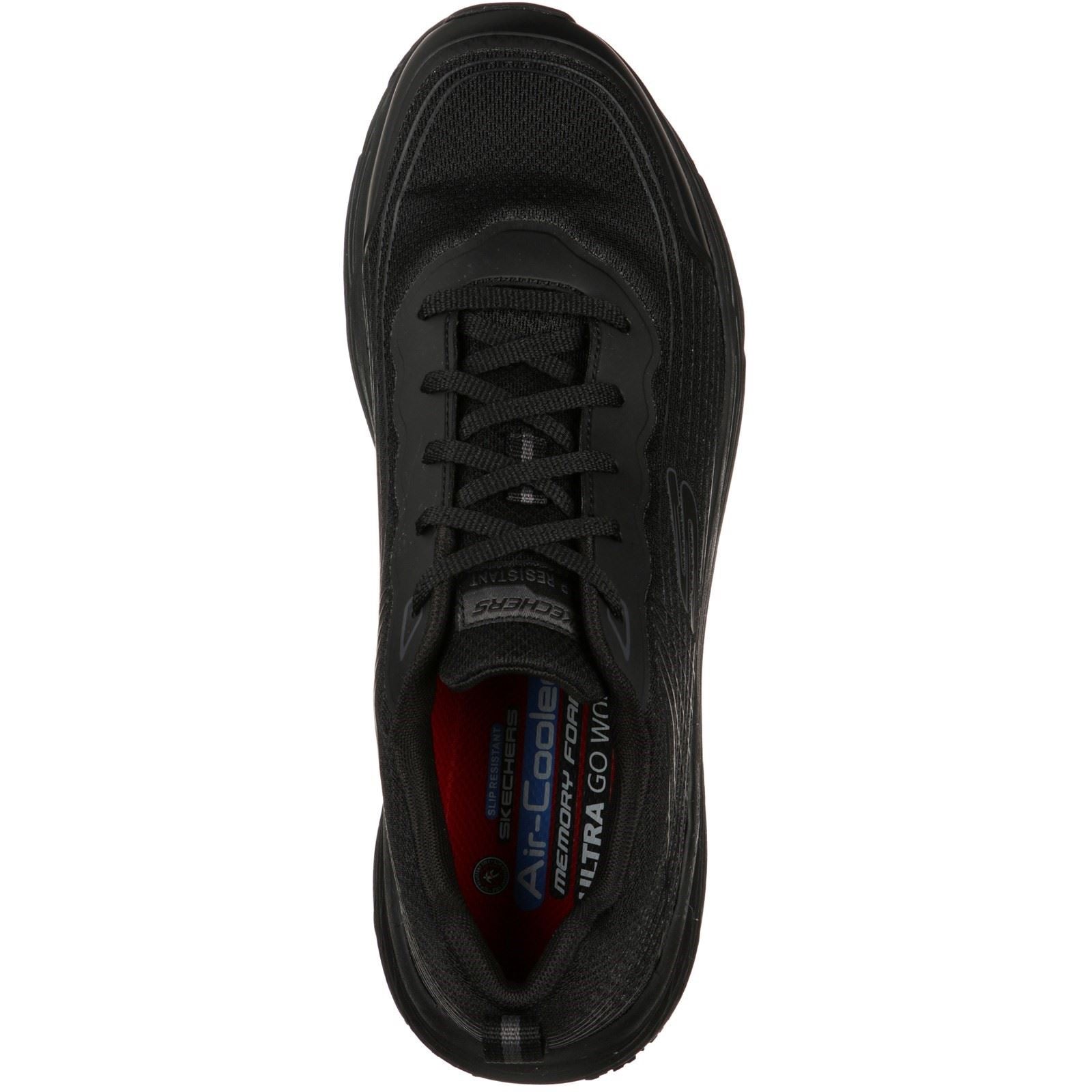 Skechers Workwear Skechers Work Relaxed Fit Textil Herren Schwarze Sicherheits Sneaker