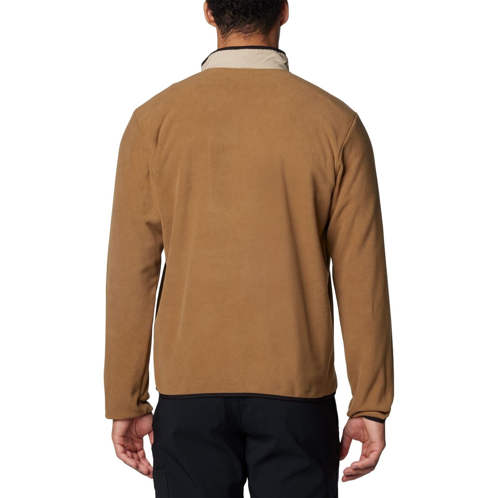 Columbia Sequoia Grove Half Zip Fleece Polyester Herren Braune Zip-Kragen Pullover