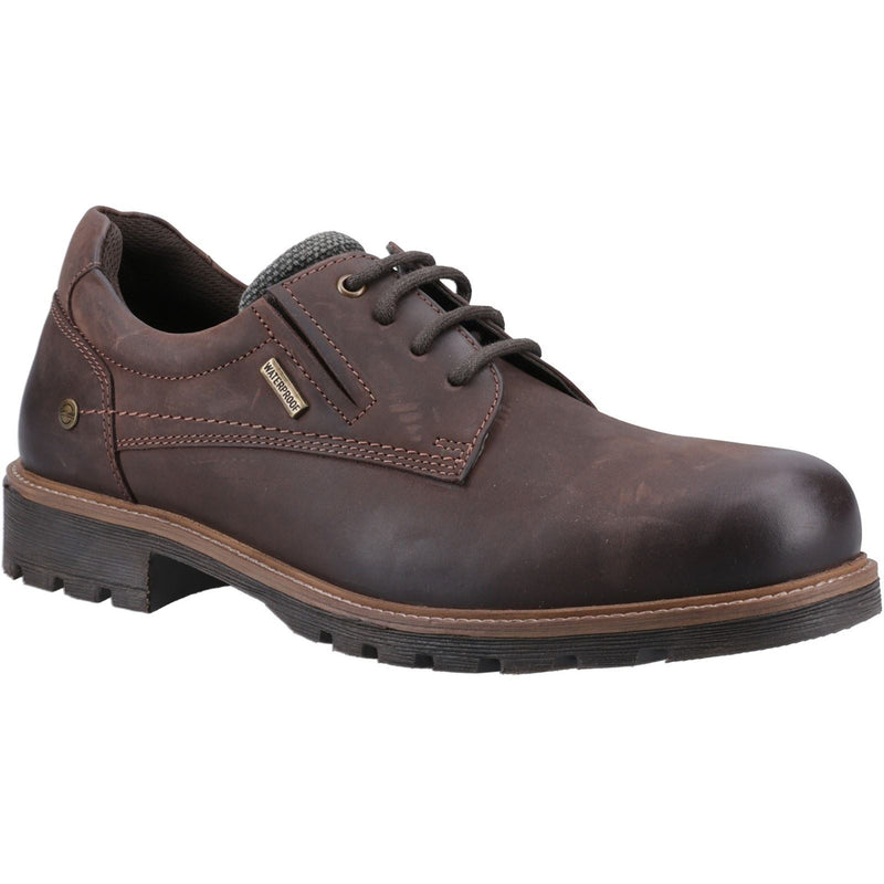 Cotswold Ebrington Herren Schnürschuhe aus braunem Leder