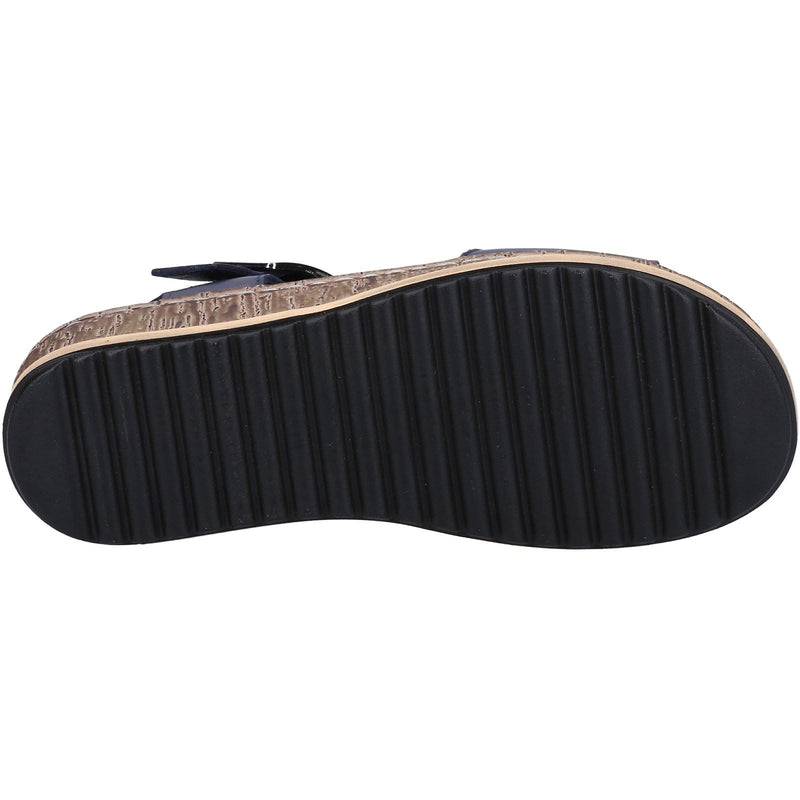 Hush Puppies Ellie Damen Sandalen Aus Leder In Marineblau