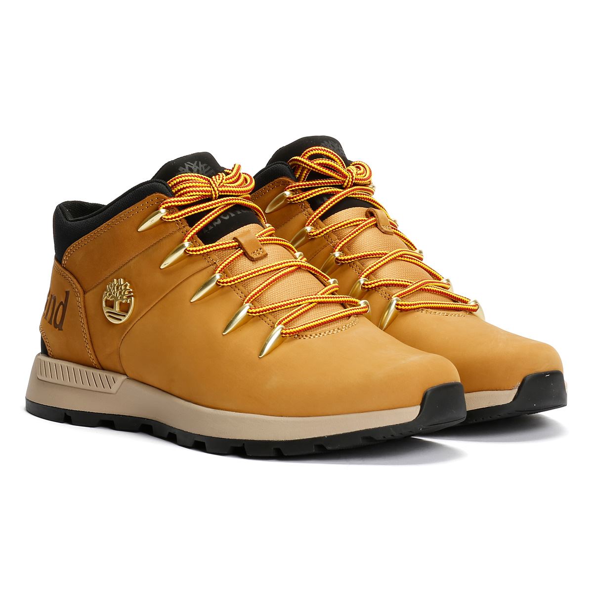Timberland Sprint Trekker Leder Herren Gelbe Sneaker