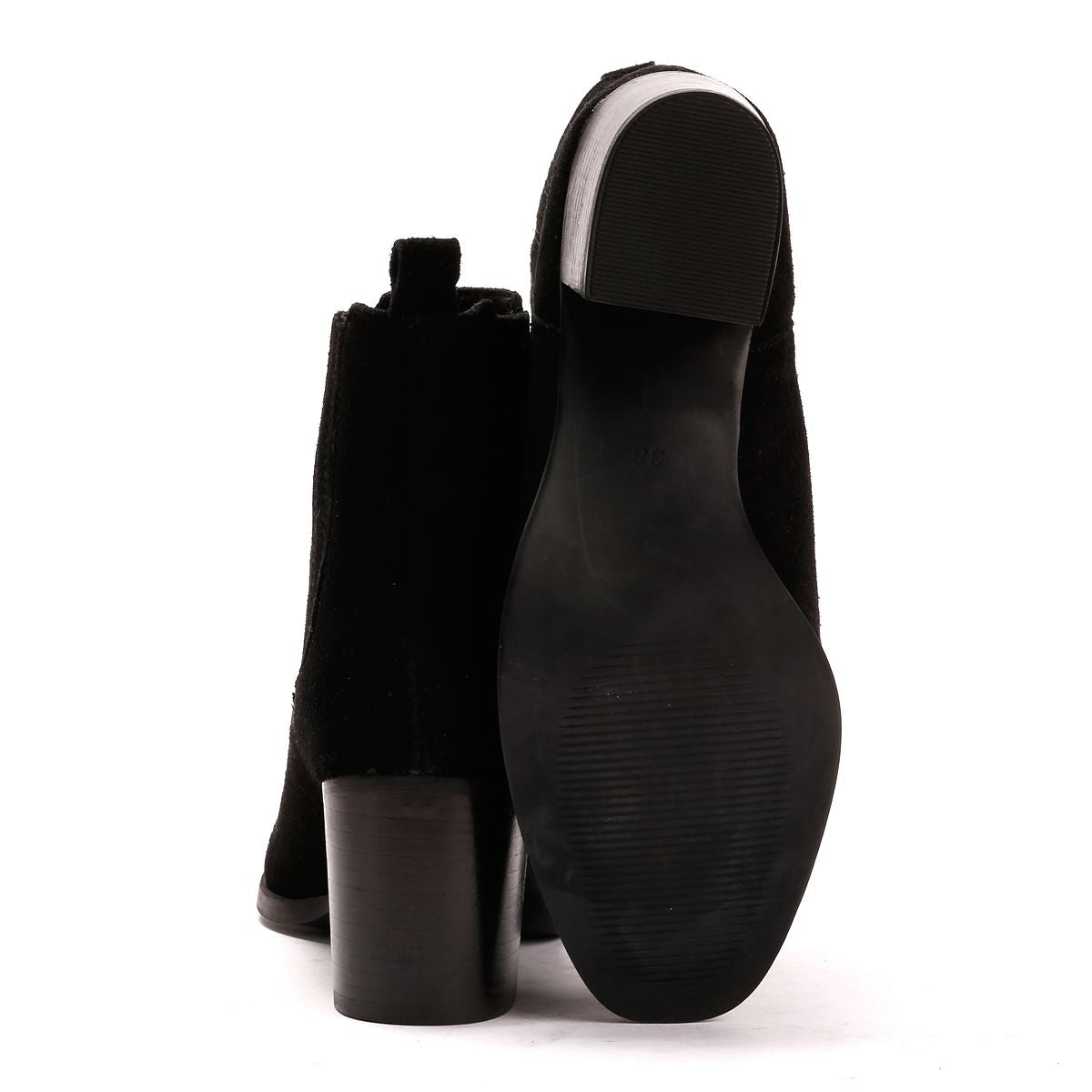 Osprey London The Naples Wildlederschwarze Damenstiefel