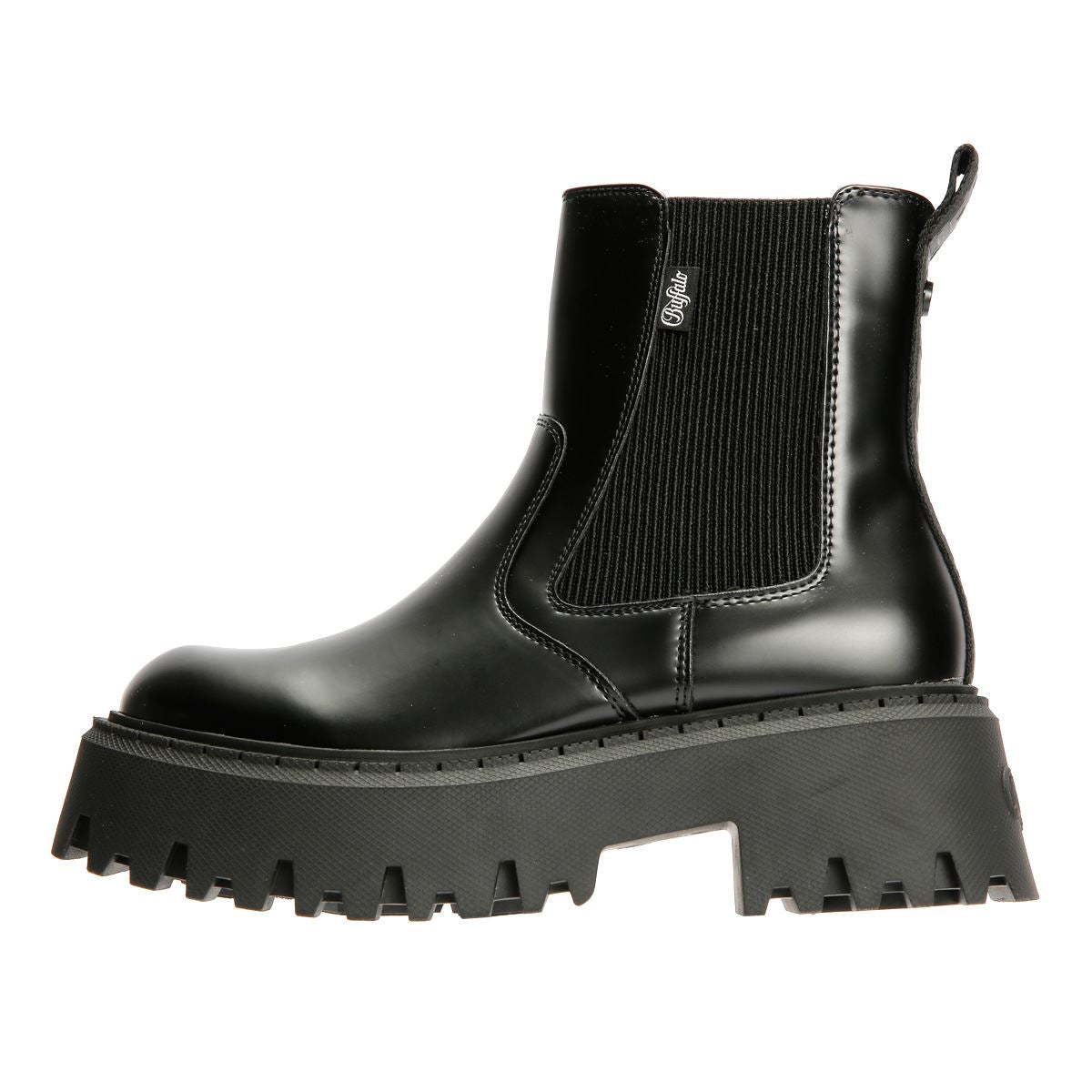 Buffalo Aspen Chelsea Damen Schwarze Farbe Stiefel
