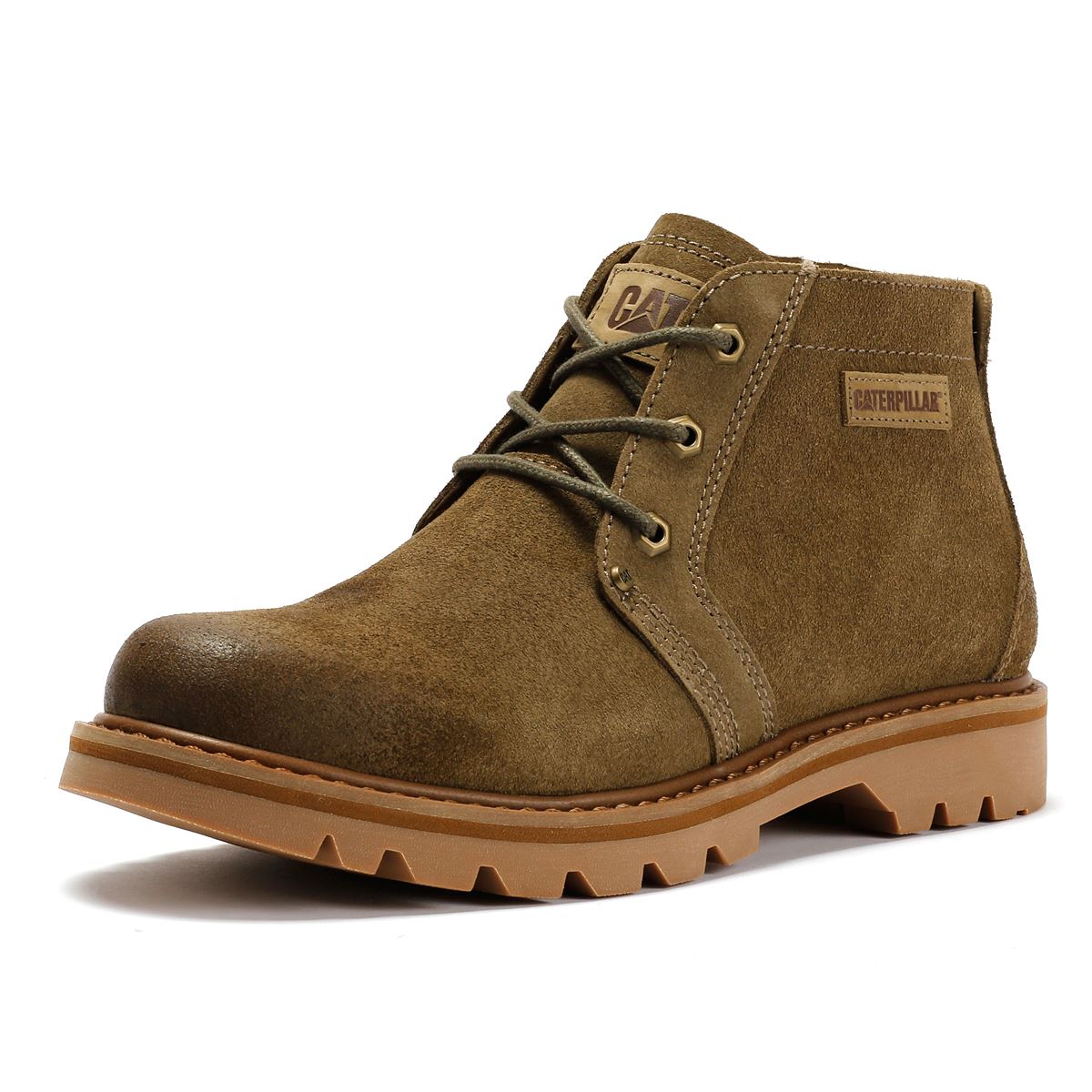 Caterpillar Grader Chukka Wildleder Herren Braune Stiefel