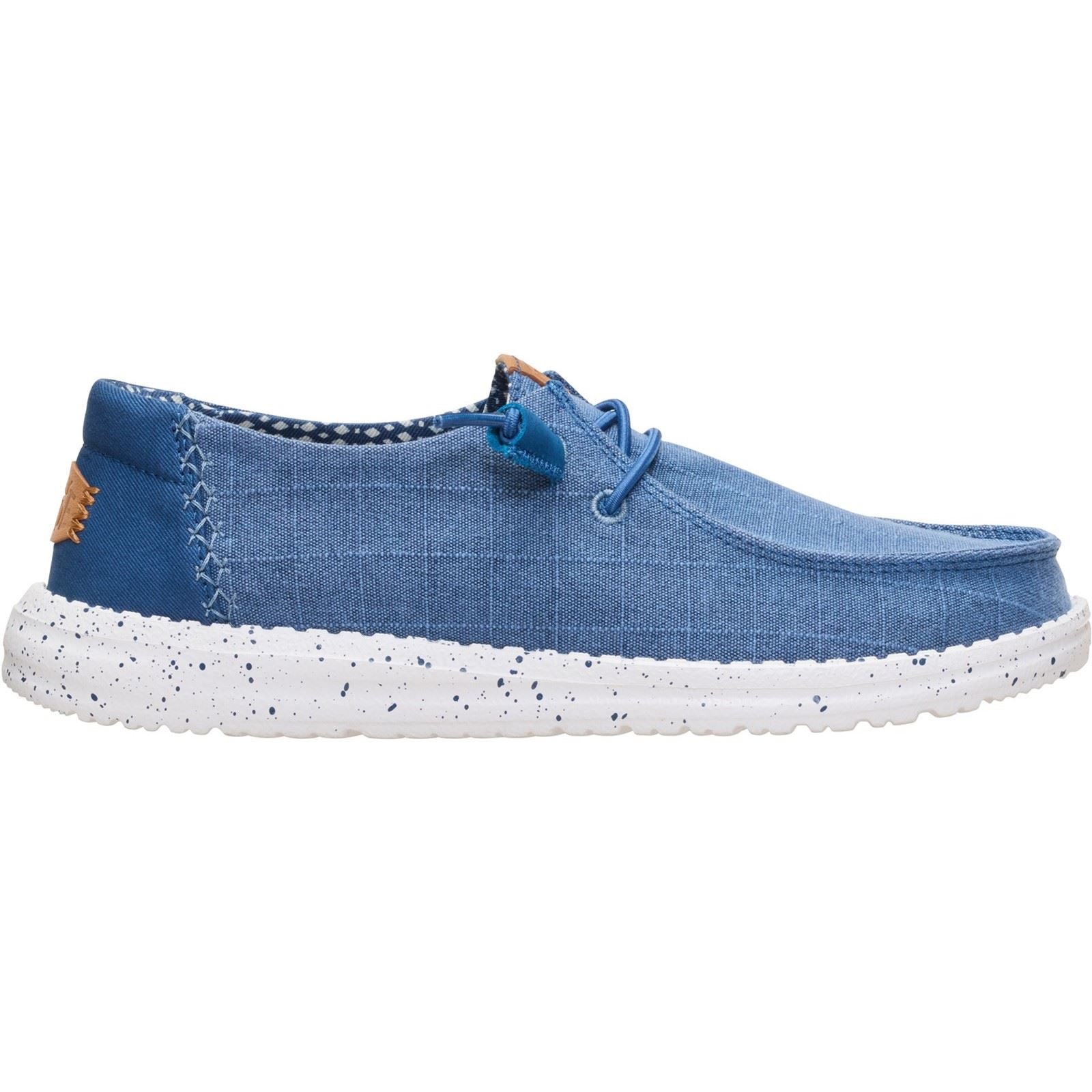 HEYDUDE Wendy Chambray Textil Damen Ensign Blau Freizeitschuhe