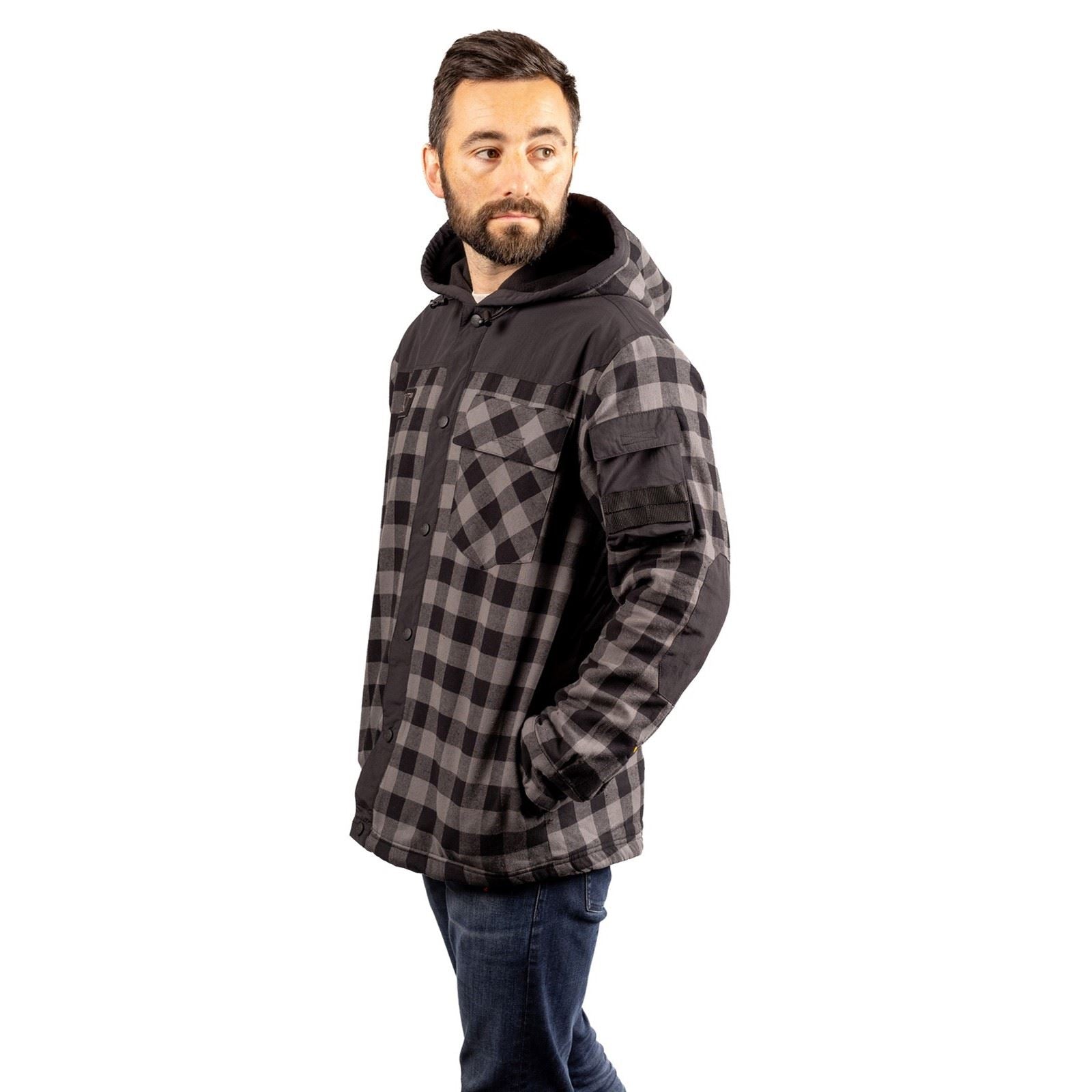 Caterpillar Sequoia Herren Graue Fleecejacke