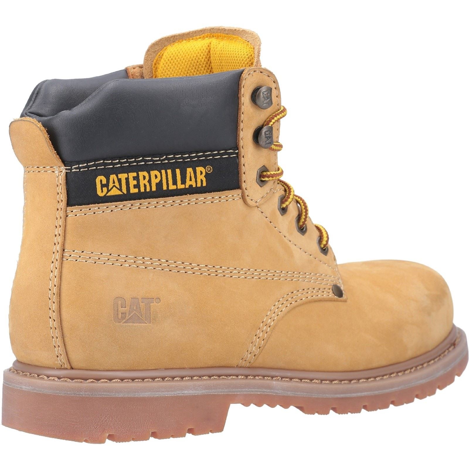 Caterpillar Powerplant Nubuck Honig Sicherheitsschuhe