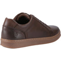 Hush Puppies Madden Herren Sneaker Aus Leder In Kaffeebraun