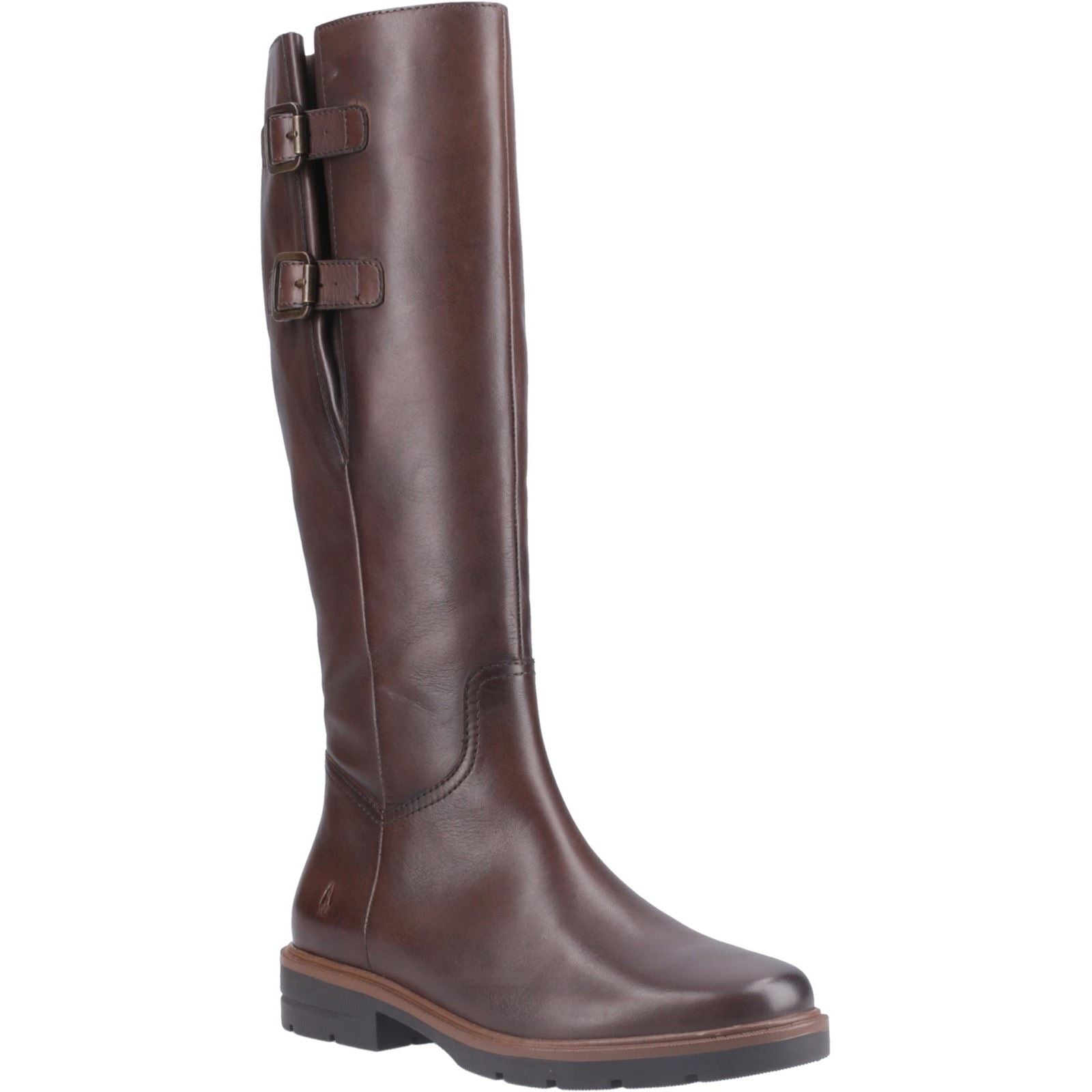 Hush Puppies Tallulah Damenstiefel aus braunem Leder