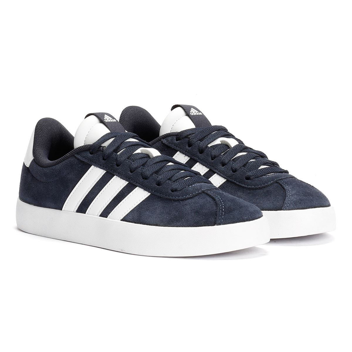 Adidas VL Court 3.0 Lederblaue Sneaker