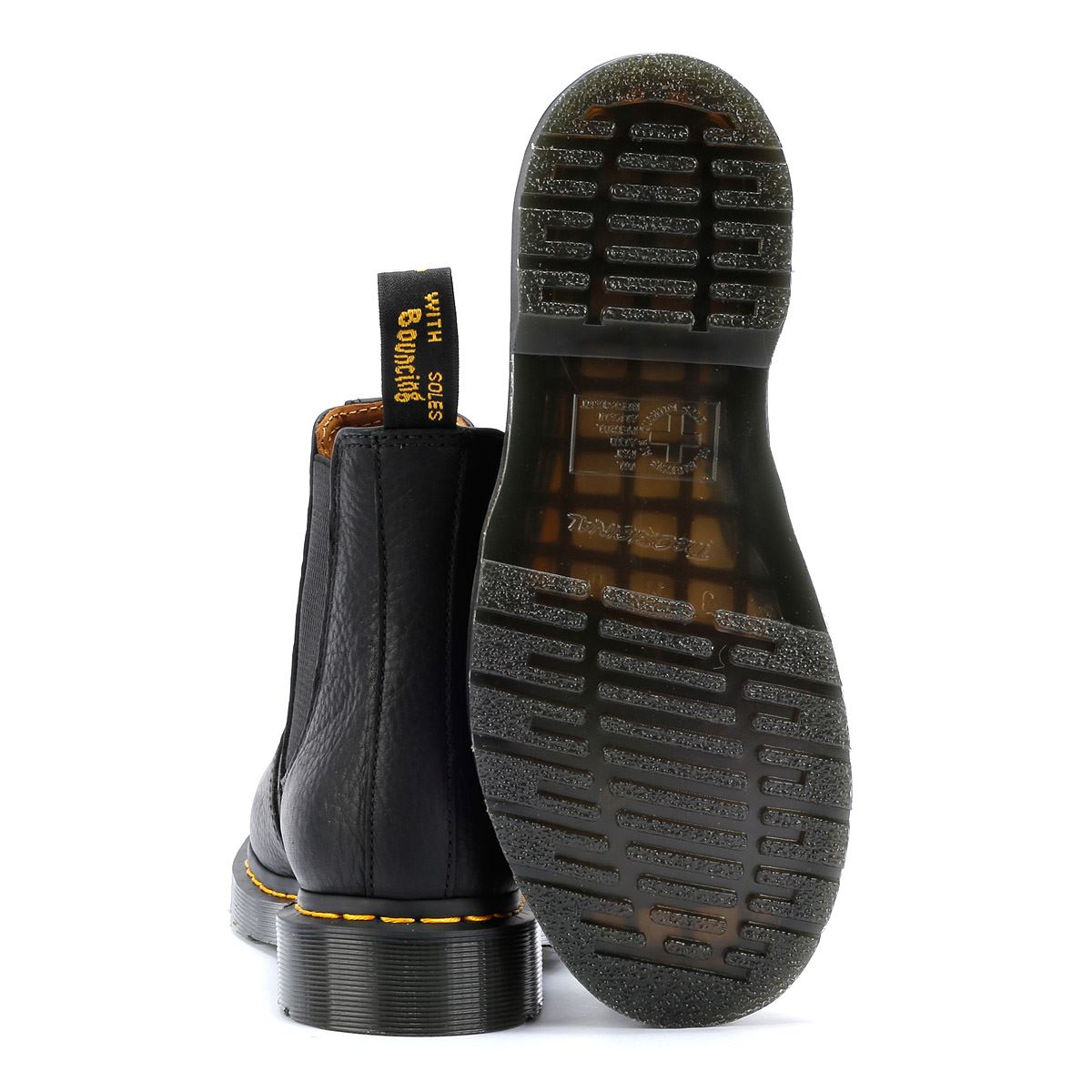 Dr. Martens 2976 Ambassador Leder Schwarze Stiefel
