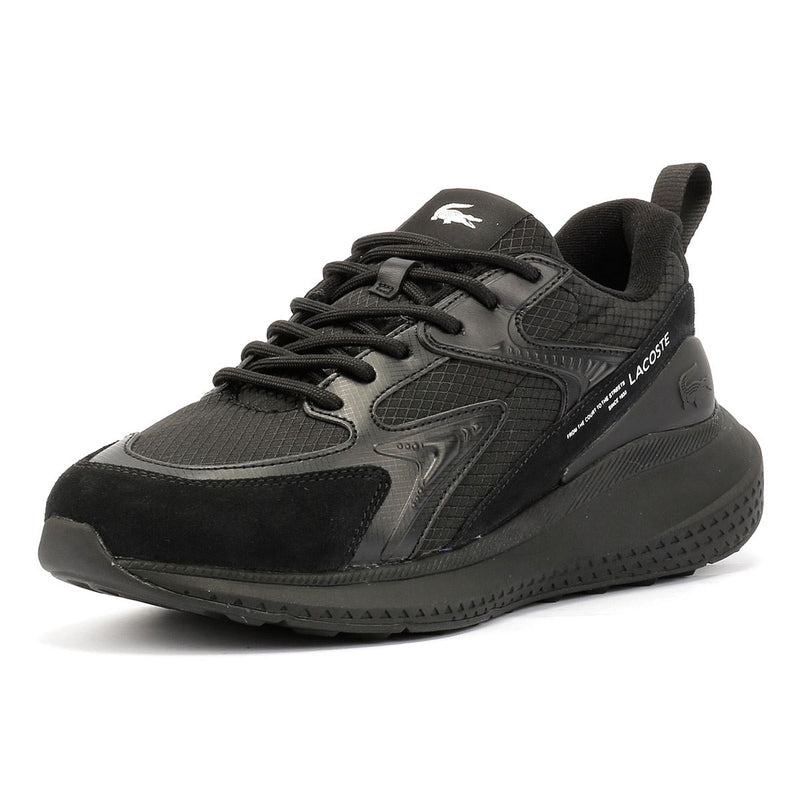 Lacoste L003 Evo Herren Schwarze Turnschuhe